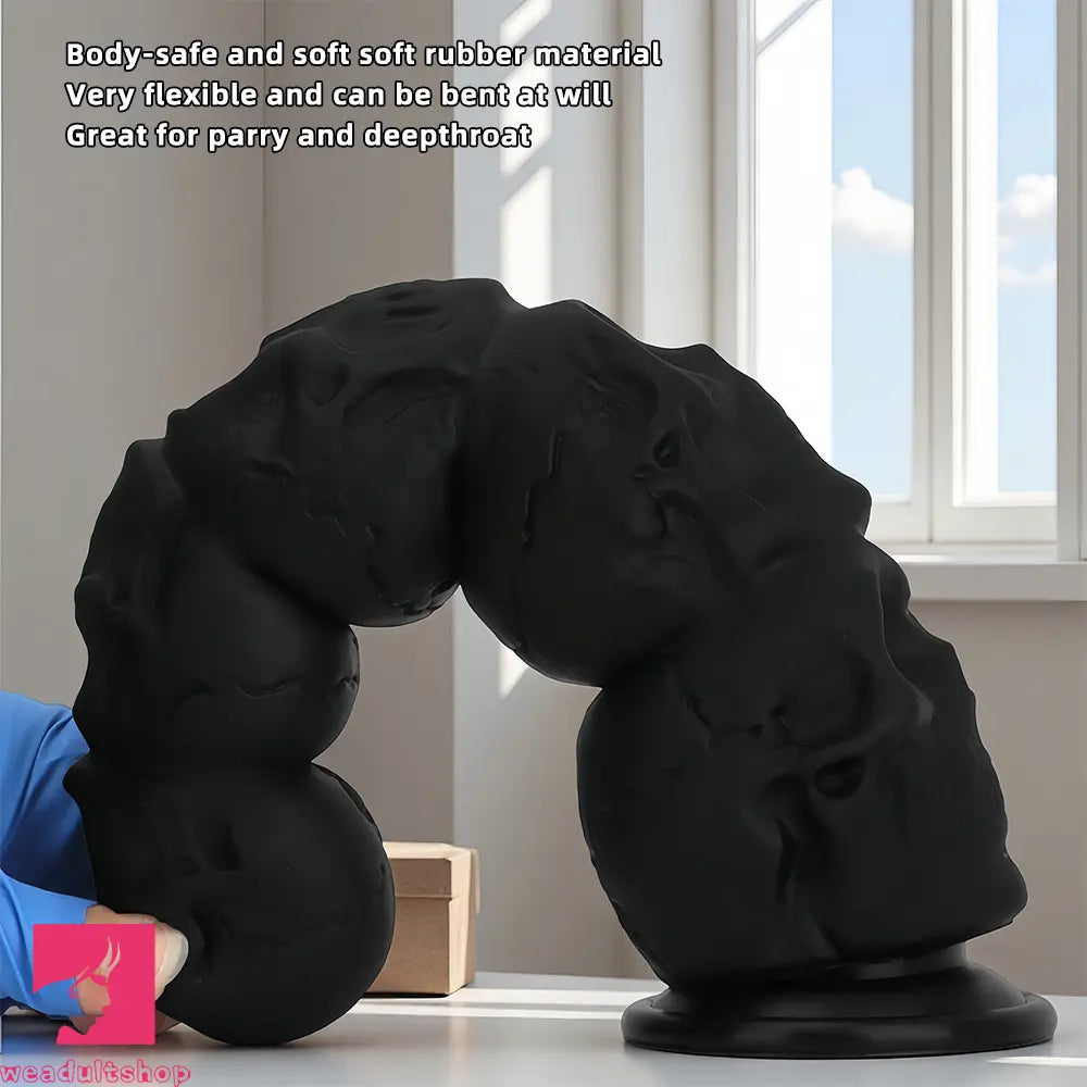 12in Silicone Skull Giant Penis Thick Huge Anal Plug Dildo For Anal Love