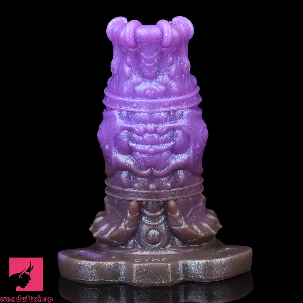 5.07in Dragon Beast Creature Fantasy Hollow Silicone Cock Dildo Sleeve