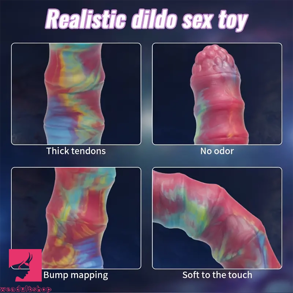 7.05in Odd Silicone Dildo With Strong Suction Cup Anal Prostate Sex Toy