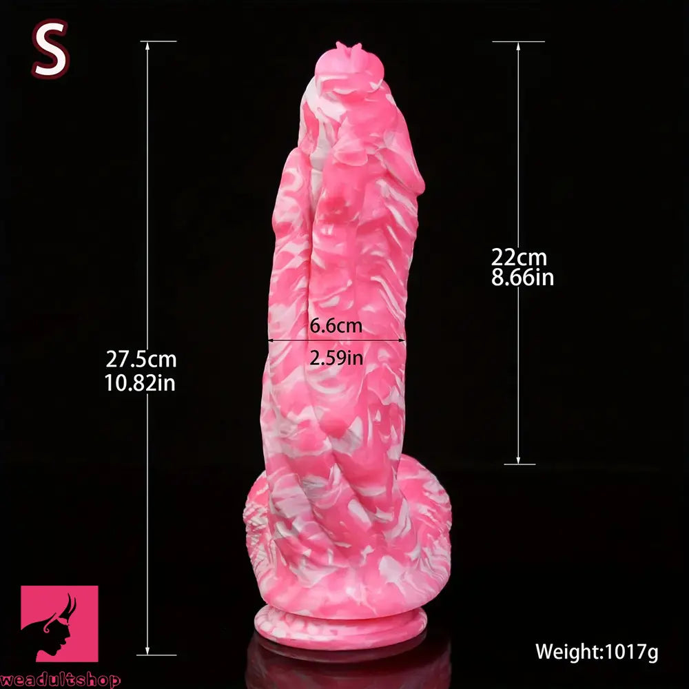 10.82in 12.4in Multiple Heads Silicone Big Soft Dildo For Vaginal Orgasm