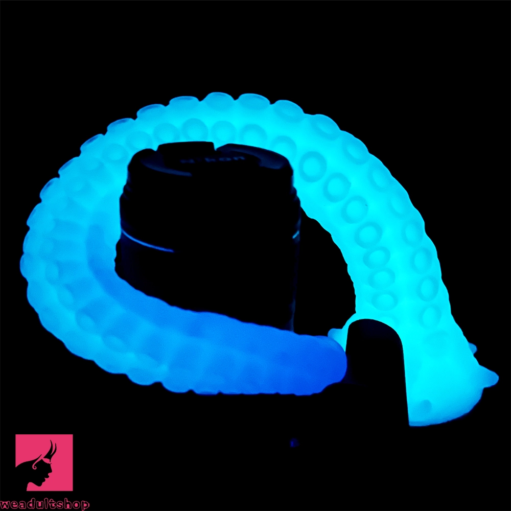 15.1in 17.3in Luminous Silicone Soft Long Big Tentacle Octopus Penis Dildo