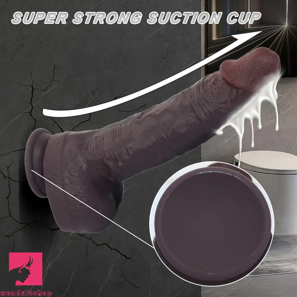 11.41in Real Feeling Dual Density Silicone Big Dildo Anal Adults Sex Toy