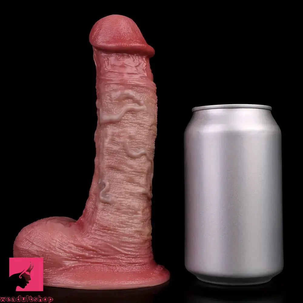 Double Layer Silicone Realistic Cock Soft Lifelike Penis Multiple Dildos