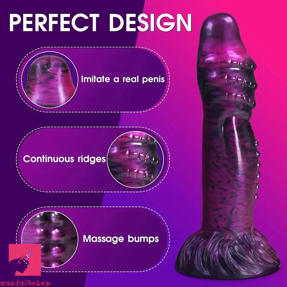 8.9in Fantasy Spiked Silicone Soft Monster Dildo For Women Sex Orgasm