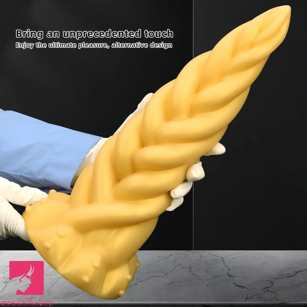 11.81in 13.77in 16.14in Extra Large Long Liquid Silicone Twist Soft Dildo