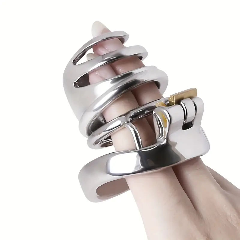 Metal Male Chastity Cage With Key Adult BDSM Toy For Adult Men Sex Toy