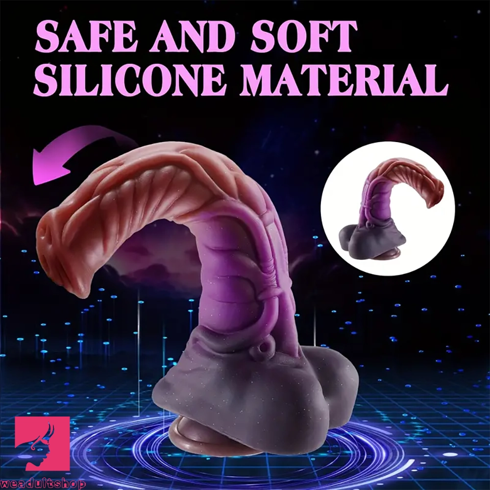 9.6in Realistic Horse Silicone Giant Fantasy Dildo For Anal Clit Stimulation