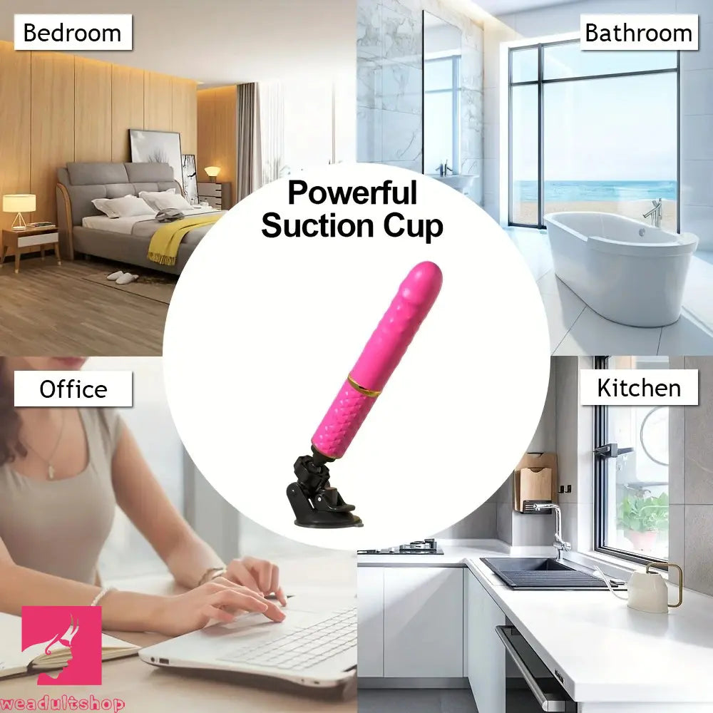 6.97in Small Size Automatic Vibrating Thrusting G Spot Dildo Machine