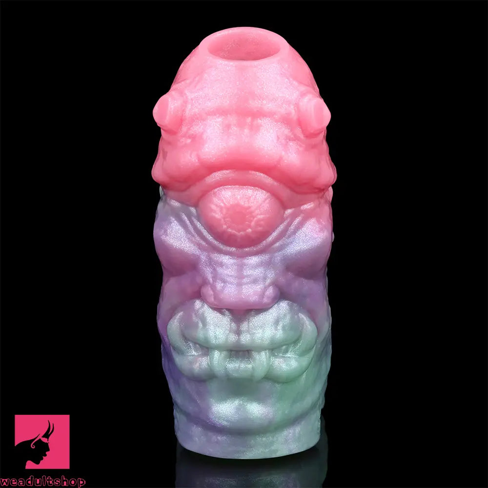 5.03in Velvet Pulse SHAZ-3019 Fantasy Hollow Dildo Sleeve Cock Extension