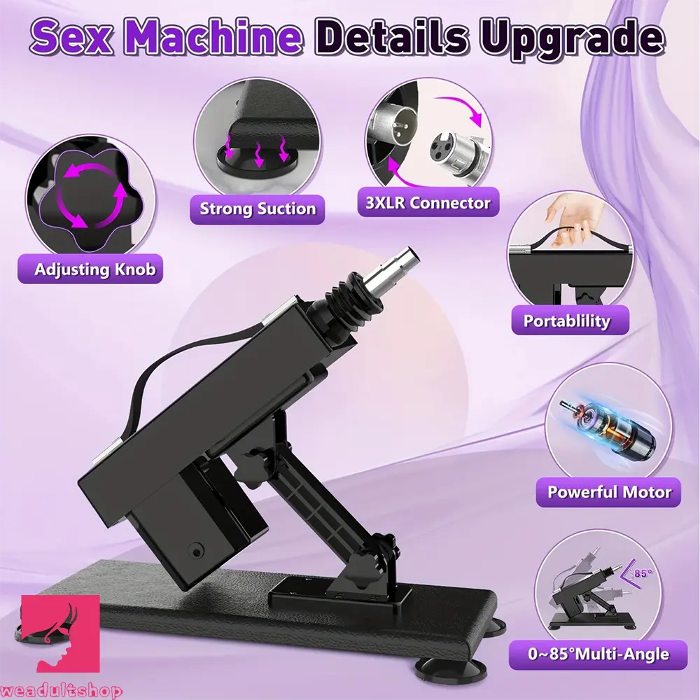Sex Fucking Dildo Thrust Machine Automatic 3XLR Connector Thruster