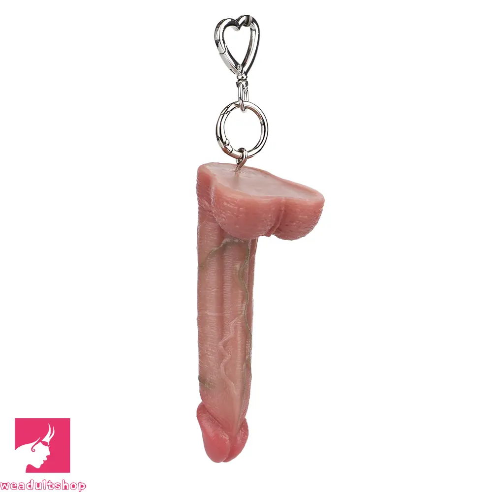 4.92in Silicone Soft Small Dildo Key Chain Anal Vaginal Sex Toy For Sex Cock