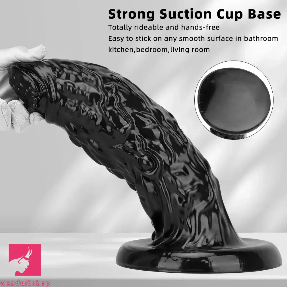13in Alien PVC Black Long Simulation Super Large Cock Dragon Thick Dildo