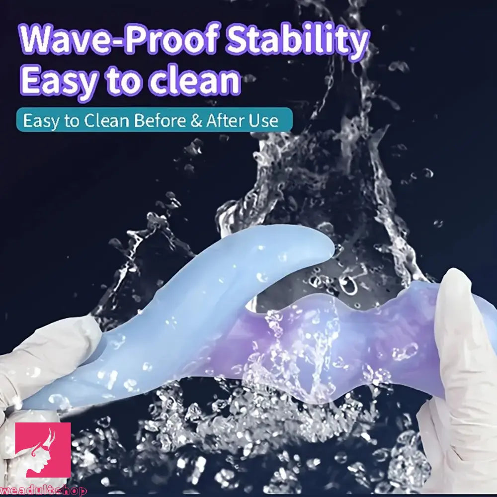 2.95in 3.9in 5.12in Small Sea Jade Anal Knot Silicone Soft Strap on Dildo