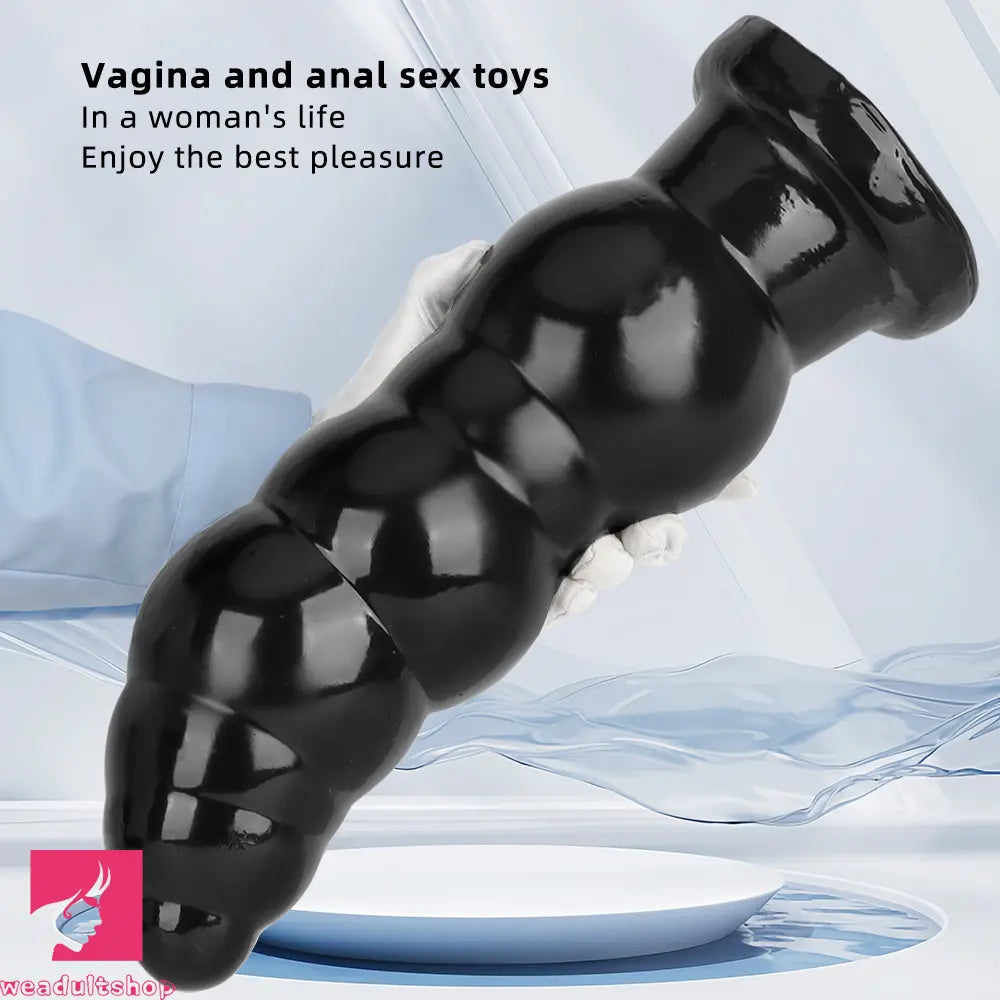 10.23in 14.56in Giant Penis Butt Plug Small Head PVC Fantasy Cock Dildo