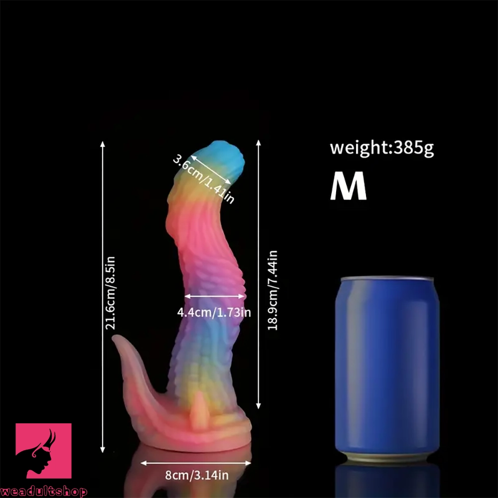 7.4in 8.5in Alien Dinosaur Tentacle Animal Silicone Anal Plug Cock Dildo