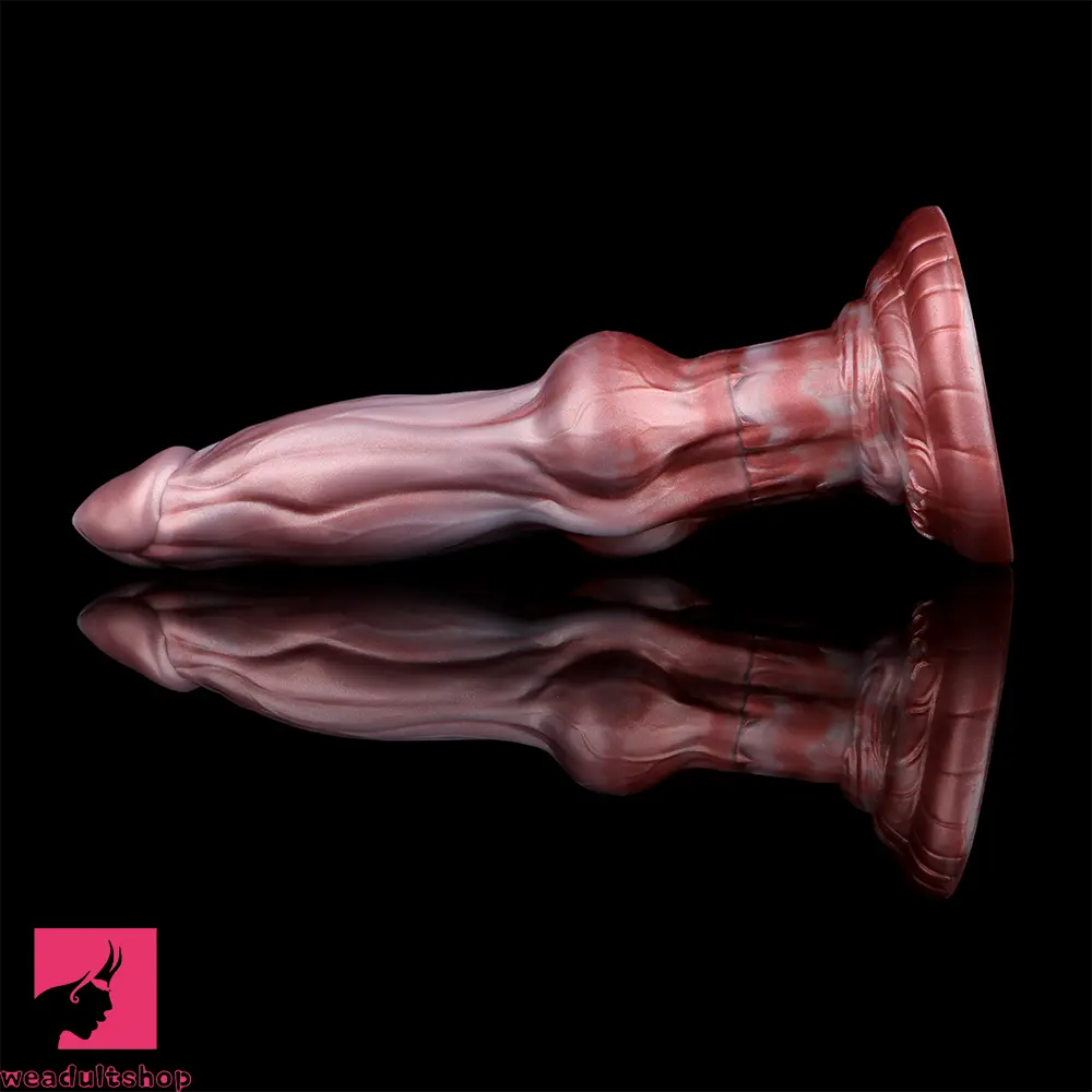 9.05in Inflatable Detachable Dual Layer Dildo High Elasticity Anal Sex Toy