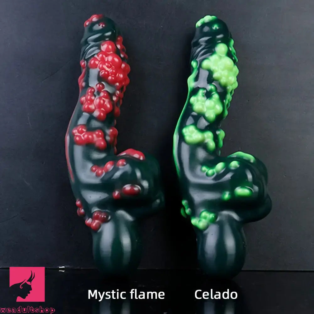8.54in Fantasy Silicone Soft Handle Dildo Odd Cock Skin-Friendly Dildo