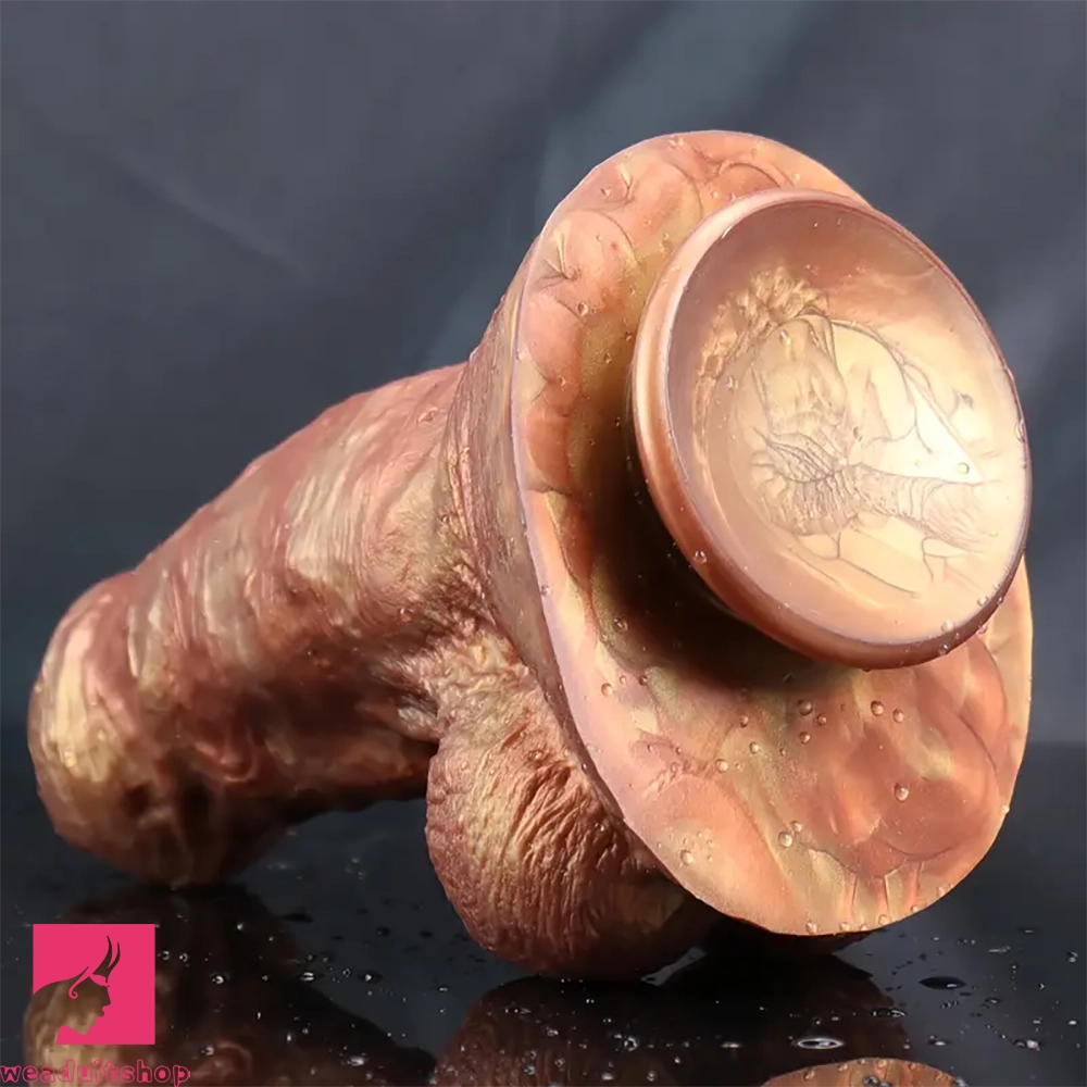 8.26in Super Huge Thick Realistic Big Silicone Dildo Skin Feel Massager