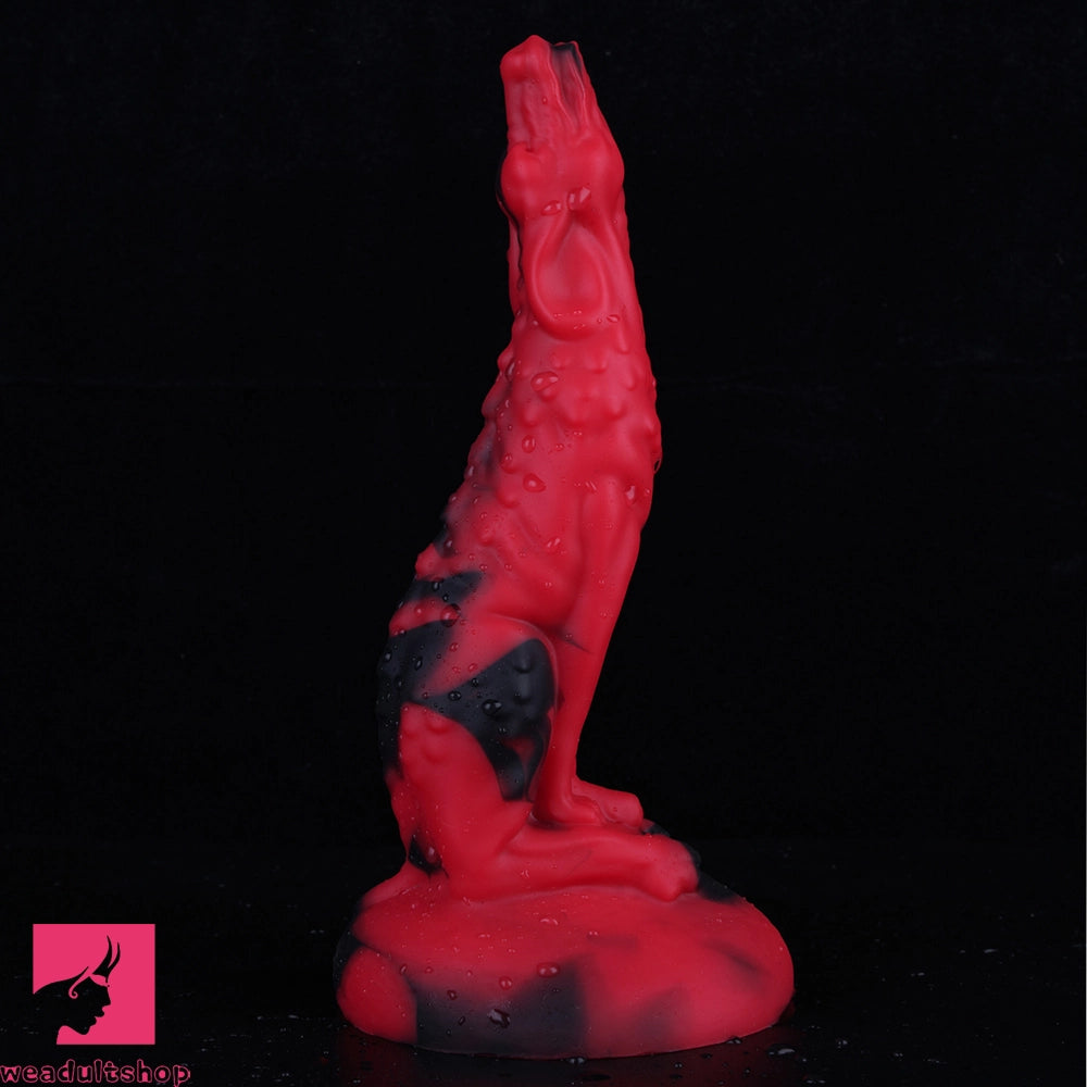 7.28in Pig Glans Silicone Soft Fantasy Dildo Adult Toy Clitoral Stimulator