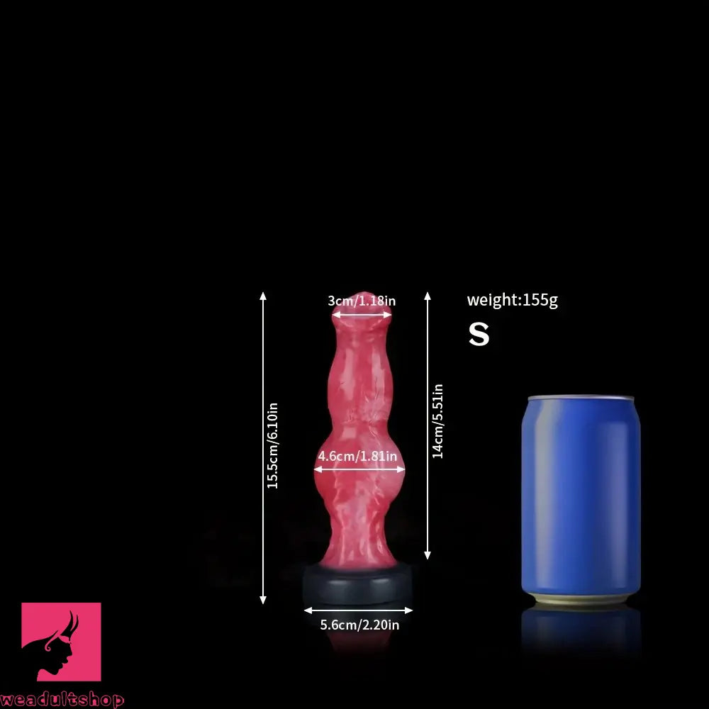 6.1in 7.2in 8.77in Realistic Monster Dildo Liquid Silicone Knot Hands-Free