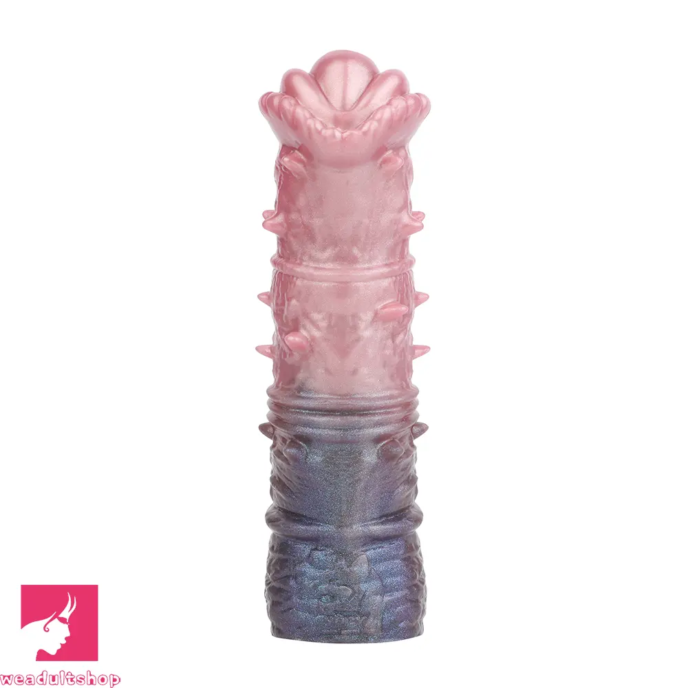 7.48in Spiked Horse Cock Sleeve Dildo Fantasy Penis Extender Cock