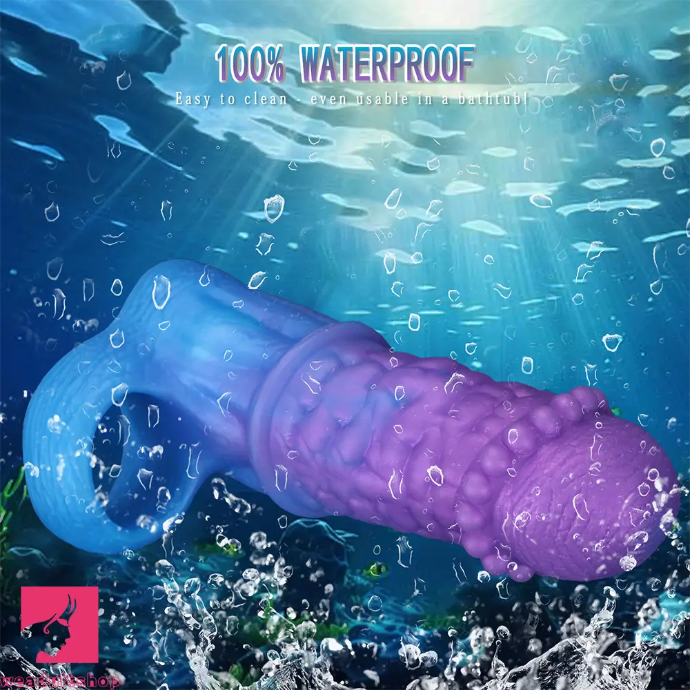 5.9in 6.29in 6.69in Hollow Spiked Horse Dildo Sleeve For Prostate Real Love