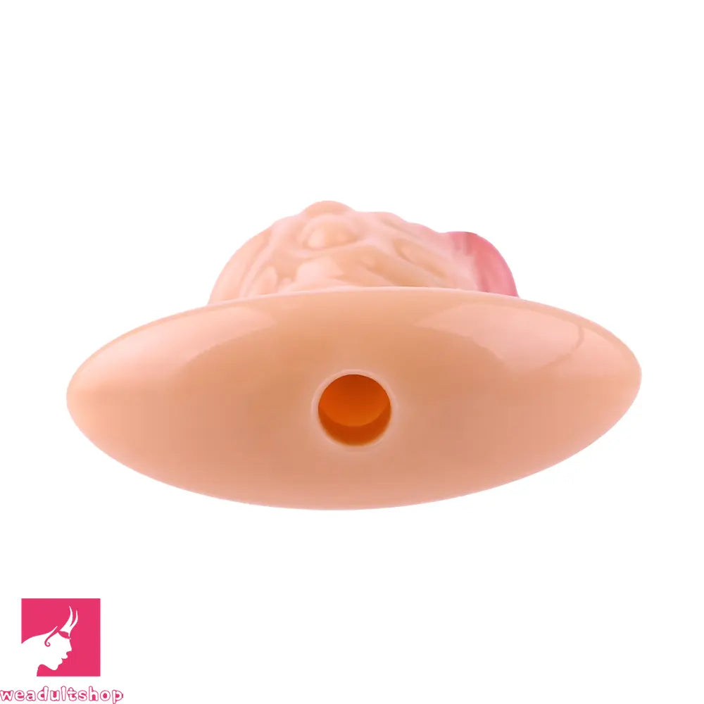 4.53in Fox Tail Wear Anchor Silicone Odd Dildo Butt Plug For BDSM Sex
