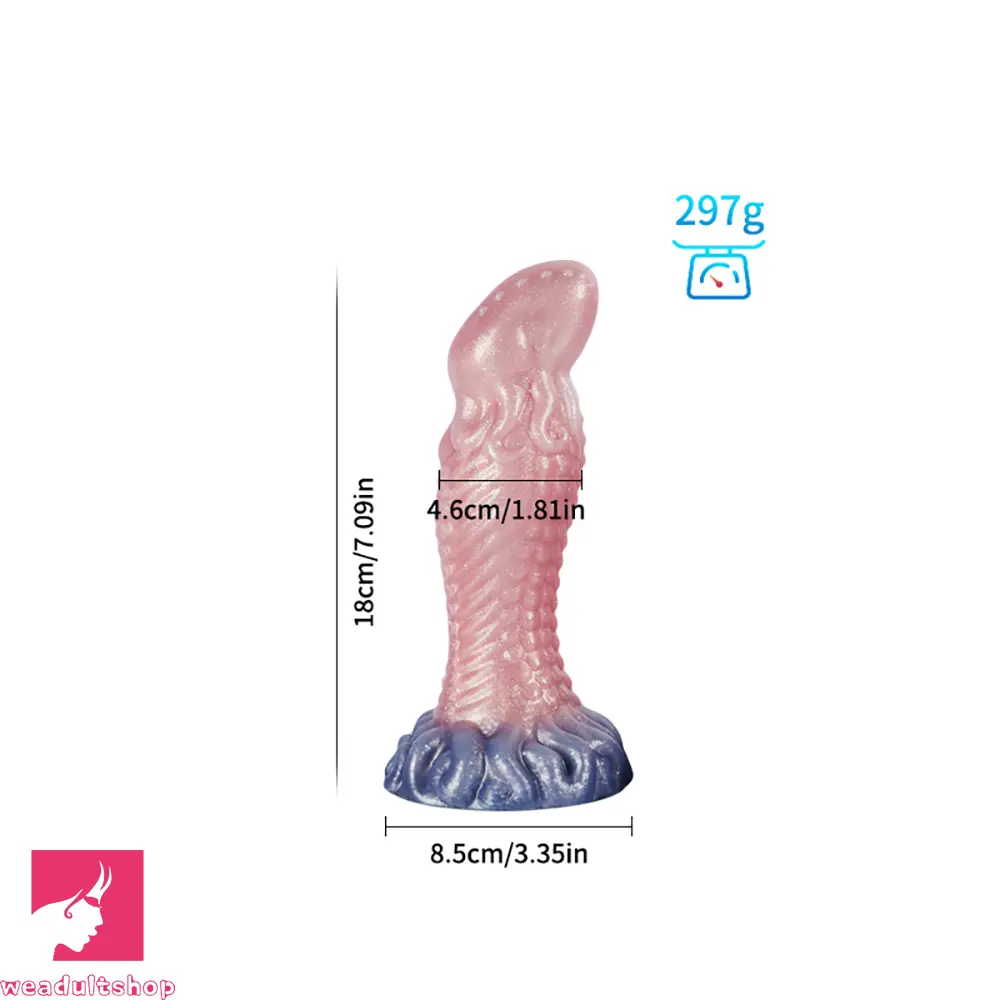 Fantasy Monster Dog Knot Female Soft Silicone Anal Plug Dildo For Prostate