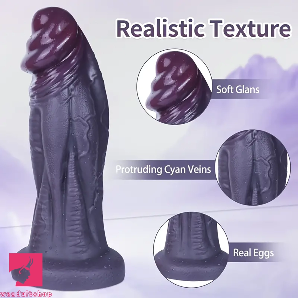 8.5in 10.23in 11.22in Big Ebony Penis With Realistic Dilation Thick Dildo