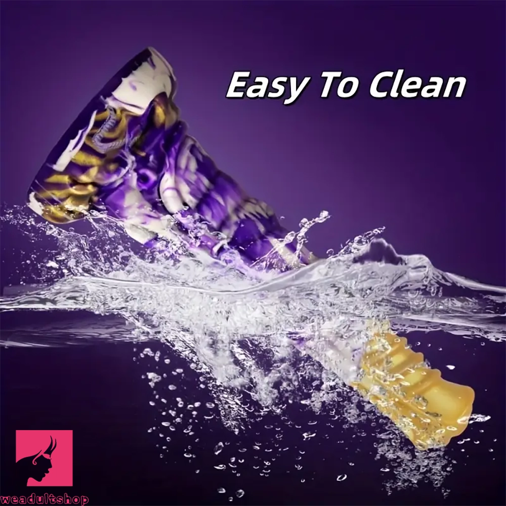 8.27in Novel Strange Shaped Simulated Prostate Odd Silicone Soft Dildo