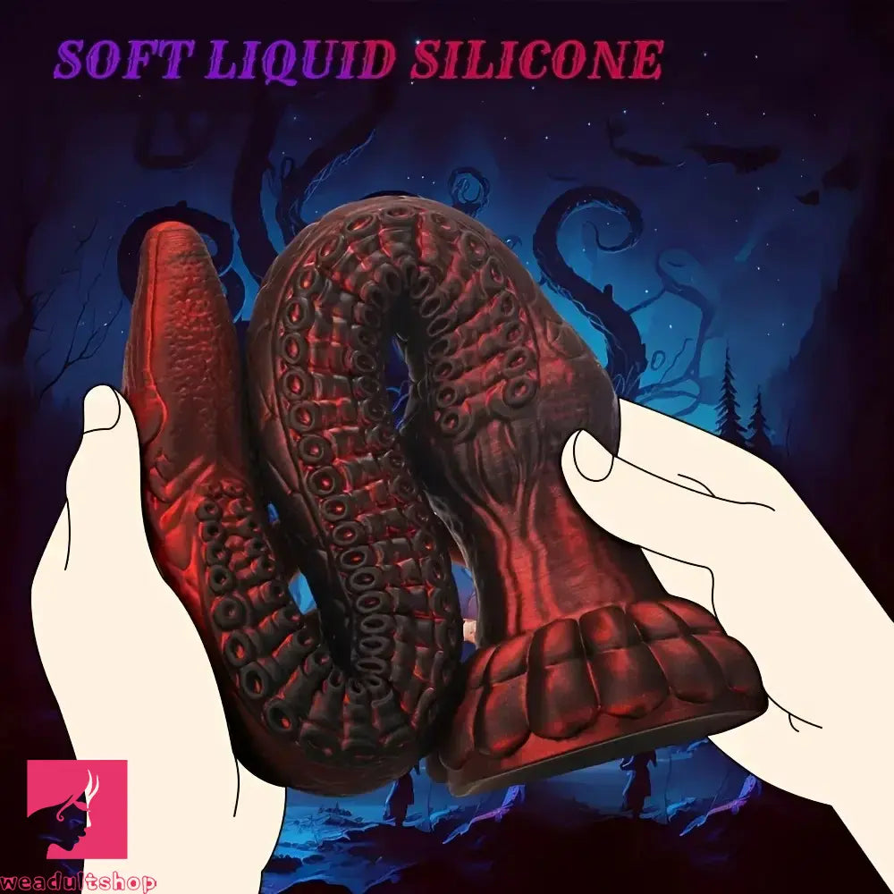 12.2in Silicone Monster Snake Octopus Dildo Prostate Training Adult Sex