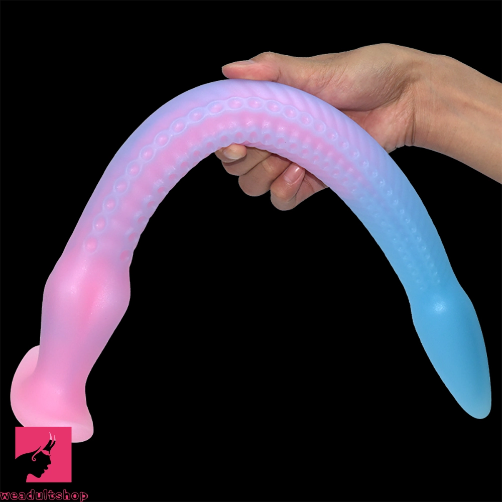 12.2in 15.94in 20.87in Snake Long Huge Animal Luminous Dildo For Prostate