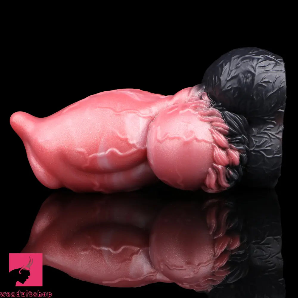 6.88in Dog Knot Dildo Male Masturbator Silicone Soft Fantasy Odd Penis