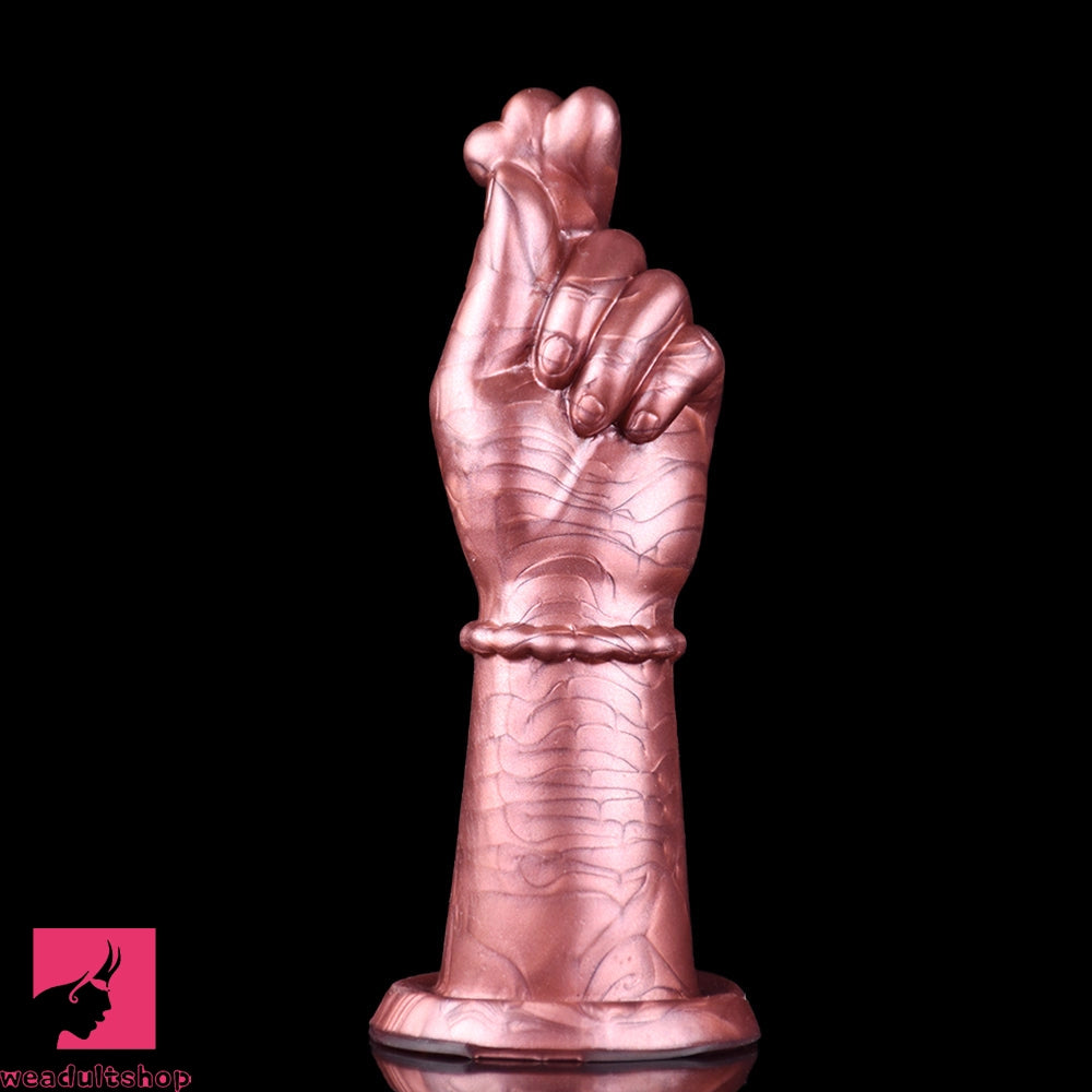 5.91in Finger Heart Silicone Vaginal Masturbation Fisting Hand Dildo 5.91in Finger Heart Silicone Vaginal Masturbation Fisting Hand Dildo