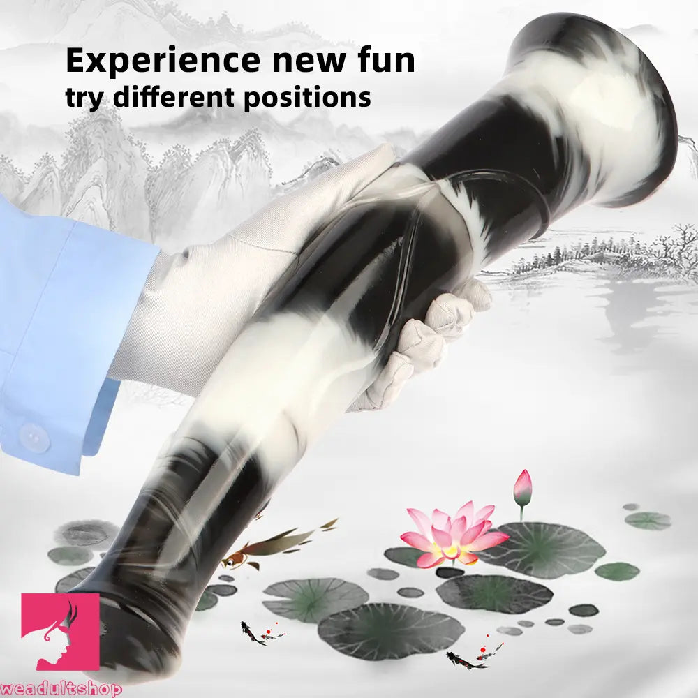 16.14in Huge Long Thick PVC Cock Dildo Gspot Massage Thick Animal Cock