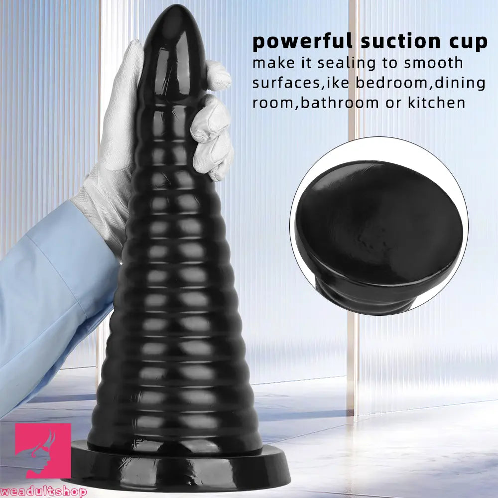 10.23in 14.56in Large Thread PVC Pagoda Thick Large Anal Plug Cock Dildo