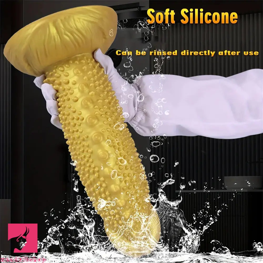 7.08in 8.66in 10.23in 11.81in 13.38in Spiky Particles Huge Dildo With Penis