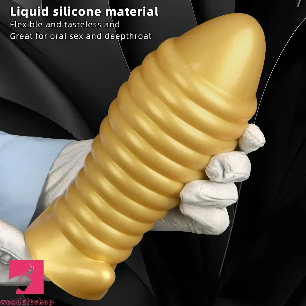 5.11in 7.08in 9.05in Dragon Egg Thread Silicone Soft Big Butt Cock Dildo