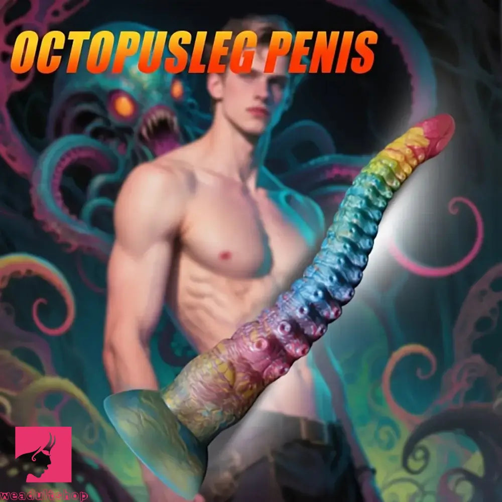 11.42in Octopus Tentacle BDSM Toy Male Female Anal Dildo Prostate Sex Toy