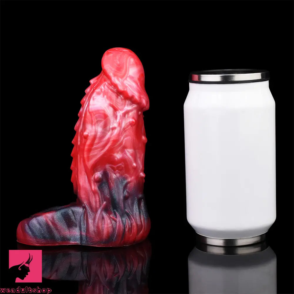 6.18in Spiked Sleeve Hollow Dildo Built-in keel Vibration Remote Penis Sleeve