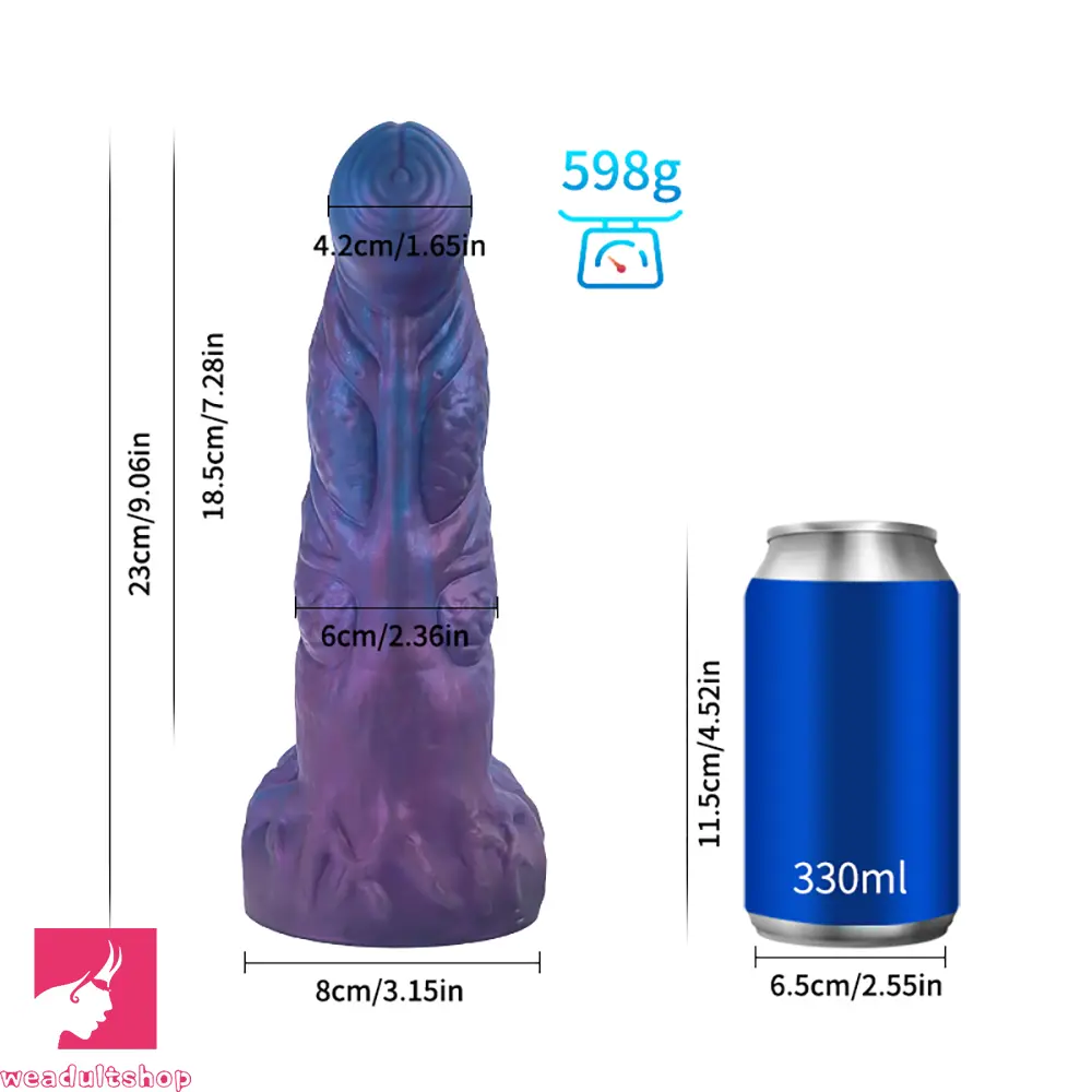 Premium Silicone Soft Anal Plug Octopus Tentacle Dildo Fantasy Cock Toy