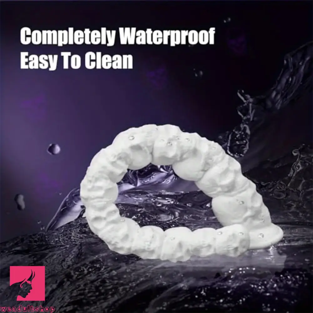 17.7in White Monster Skull Silicone Huge Fantasy Dildo For Deep Exploration