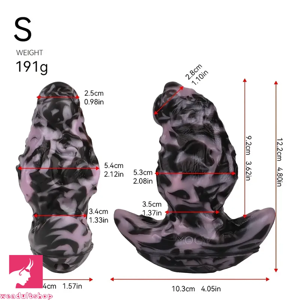 4.8in 6.33in Silicone Anal Plug For Women Safe Training Toy For Sex