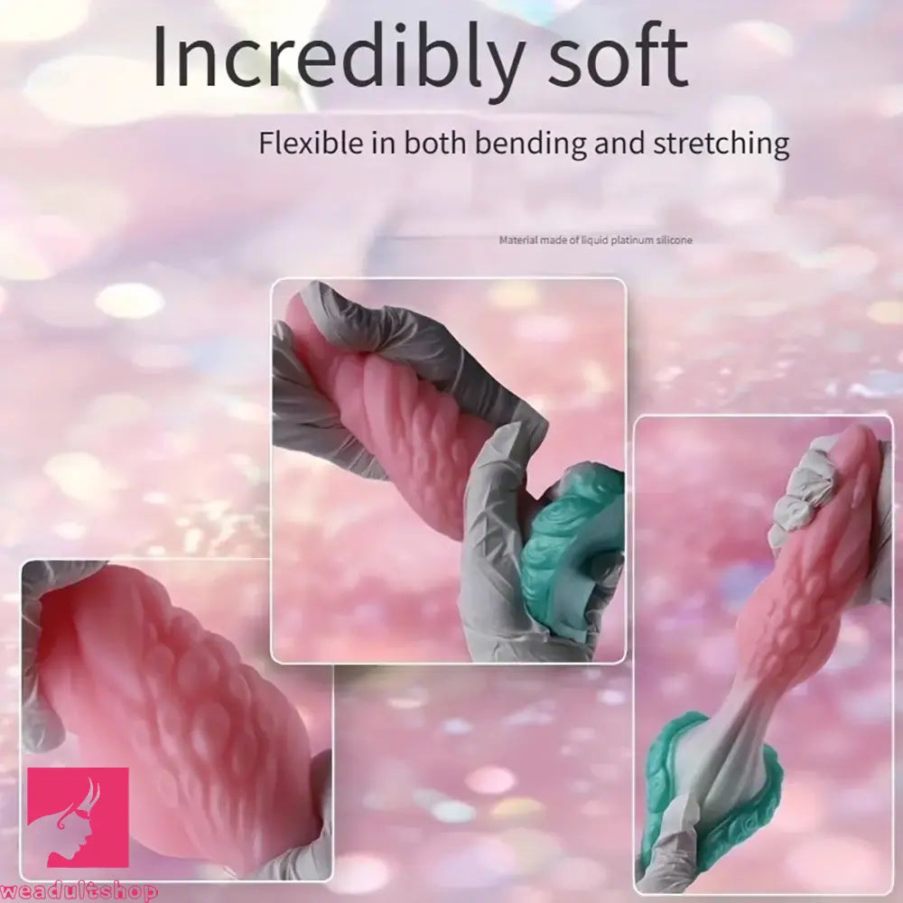 7.09in Fantasy Silicone Soft Odd Knot Dildo Anal Sex Toy For Adults Game
