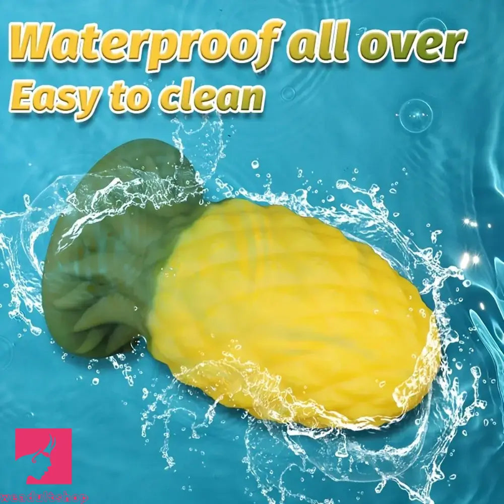3.93in 5.51in Thick Pineapple Silicone Anal Plug Dildo For Anal Stimulation