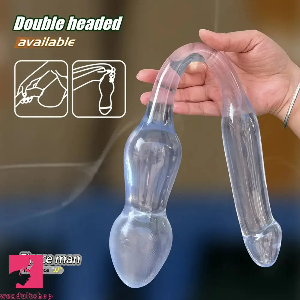 19.75in Double-Headed Adult Toy Soft & Flexible Extra Long Women Dildo