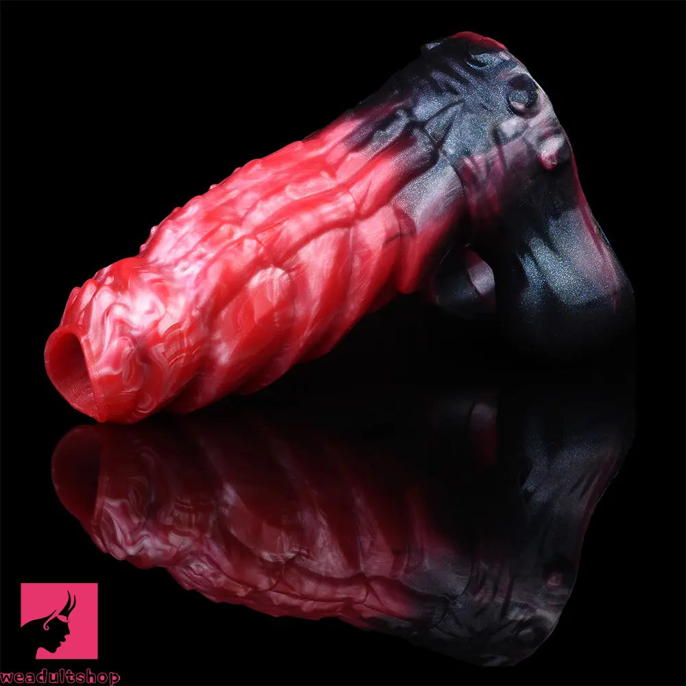 5.66in Fantasy Hollow Dildo Built-in keel Vibration Remote Penis Sleeve