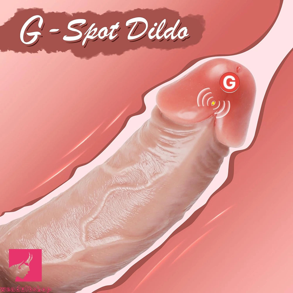 7.48in 8in Silicone Soft Realistic Soft Skin Feeling Dildo For Women Clit