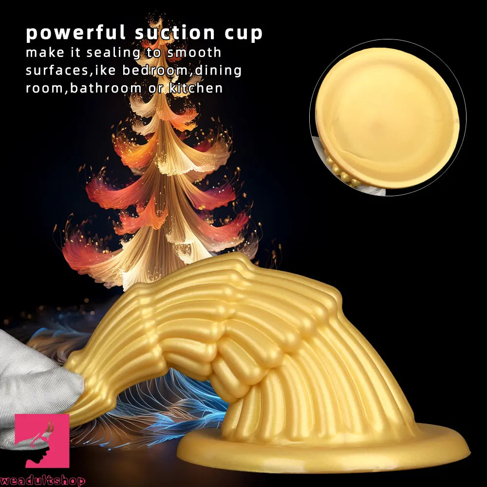 7.67in Christmas Tree Silicone Soft Cock Butt Plug Dildo With Suction Cup