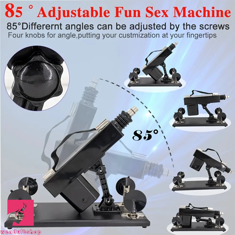 Electric Automatic Thrusting Dildo Fuck Machine with 5 Dildos 3XLR Connector